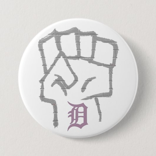 Detroit-Kampf (Knopf) Button (Vorderseite)