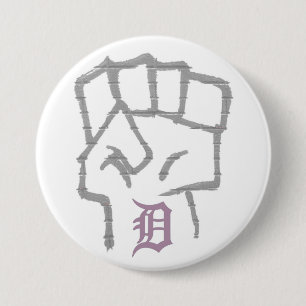 Detroit-Kampf (Knopf) Button