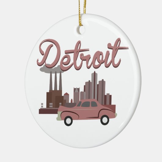 Detroit Keramik Ornament (Links)