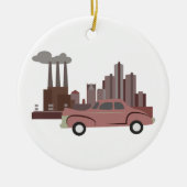 Detroit Keramik Ornament (Vorne)