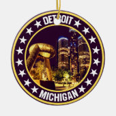 Detroit Keramik Ornament (Vorne)