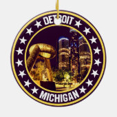 Detroit Keramik Ornament (Hinten)