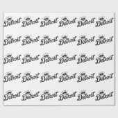 Detroit-Krone Geschenkpapier (Flach)