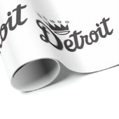 Detroit-Krone Geschenkpapier (Rolleneckpunkt)