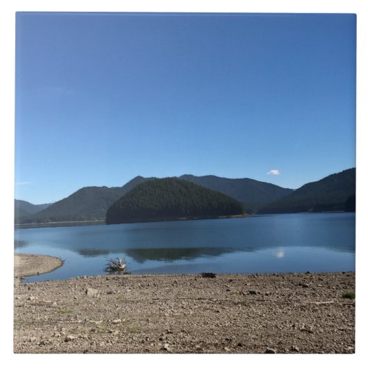Detroit Lake, Oregon Fliese (Vorderseite)