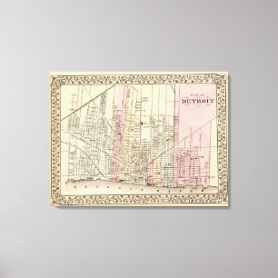 Detroit Leinwanddruck