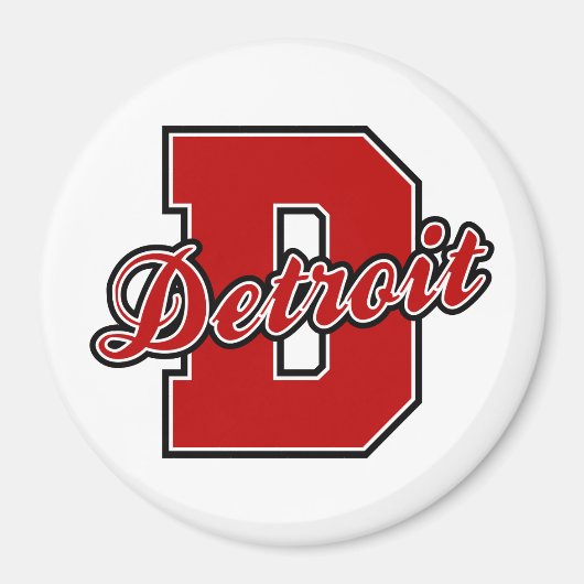 Detroit Letter Magnet (Vorne)
