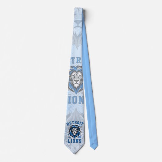 Detroit Lions Fußball Krawatte (Vorderseite)
