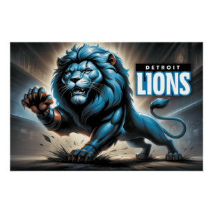 Detroit Lions Poster