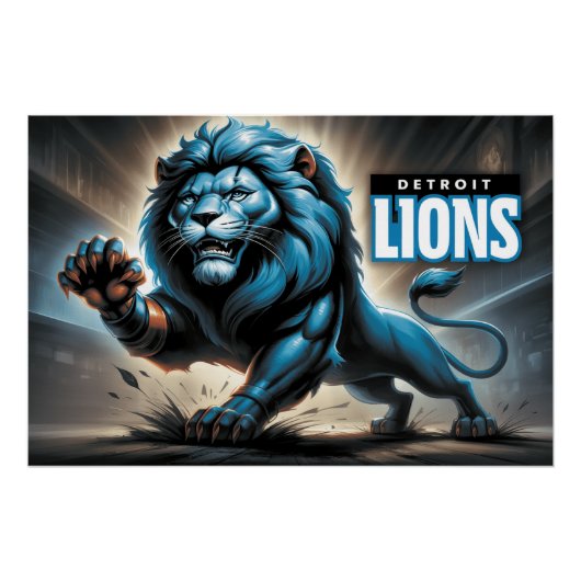 Detroit Lions Poster (Vorderseite)