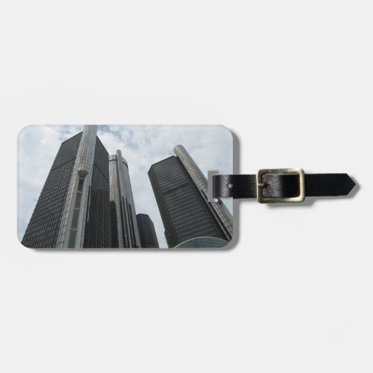 Detroit Luggage tag Gepäckanhänger (Vorderseite horizontal)