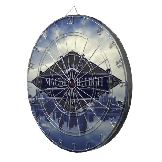 Detroit - Mackenzie High Edition Dartscheibe (Vorderseite rechts)