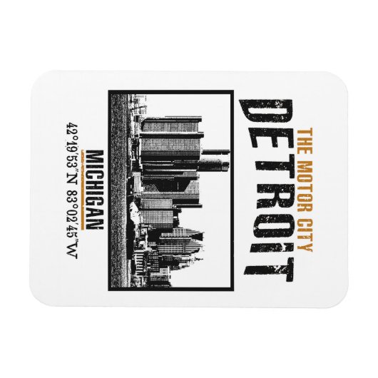 Detroit Magnet (Horizontal)