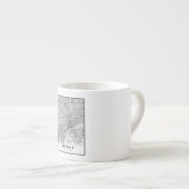 Detroit Map Espressotasse (Vorderseite Rechts)