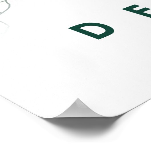 Detroit Map Poster (Ecke)