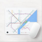 Detroit-Metro Mousepad (Mit Mouse)