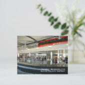 Detroit Metropolitan Wayne Country Airport Postkarte (Stehend Vorderseite)