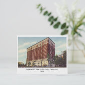 Detroit MI, Hotel Statler, Vintage Postkarte der 4 (Stehend Vorderseite)