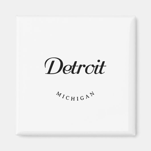Detroit MI Magnet (Vorne)