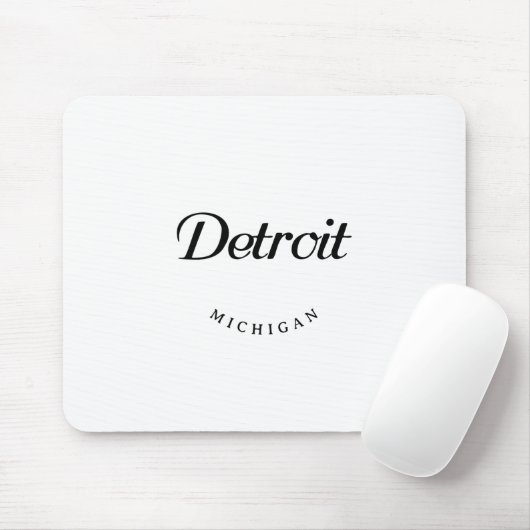 Detroit MI Mousepad (Mit Mouse)