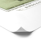 Detroit, MI Panoramic Map - 1889 Poster (Ecke)