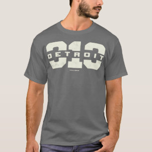 Detroit Michigan 313 Bereichscode T-Shirt