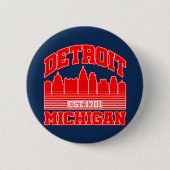 Detroit, Michigan Button (Vorderseite)