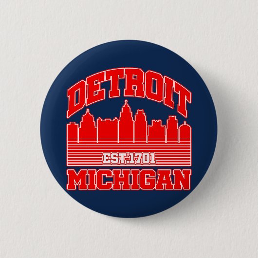 Detroit, Michigan Button (Vorderseite)