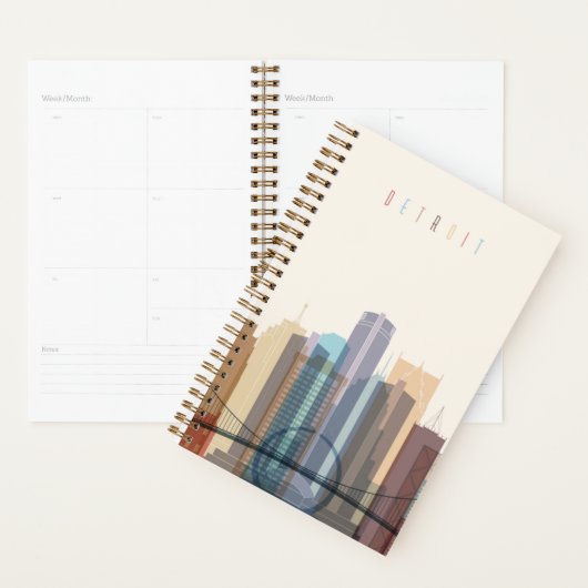 Detroit, Michigan | City Skyline Planer (Anzeige)