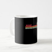 Detroit Michigan City Staat Kaffeetasse (Vorderseite Links)