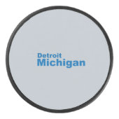 Detroit, Michigan Hockey Puck (Vorderseite)