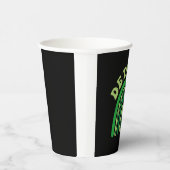 Detroit Michigan Irish Kleeblatt Kawaii Rainbo St Pappbecher (Rechts)