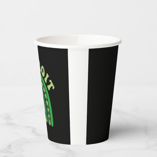 Detroit Michigan Irish Kleeblatt Kawaii Rainbo St Pappbecher (Links)