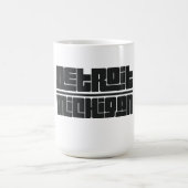 Detroit - Michigan Kaffeetasse (Mittel)