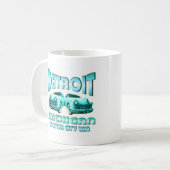 Detroit Michigan Kaffeetasse (Vorderseite Links)