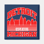 Detroit, Michigan Magnet (Vorne)