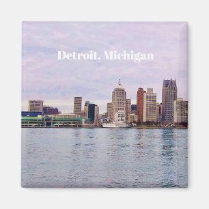 Detroit Michigan Magnet 