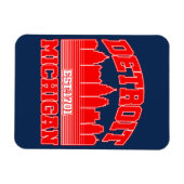 Detroit, Michigan Magnet (Horizontal)