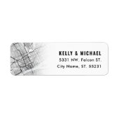 Detroit, Michigan Map Themed | Rückkehr (Vorne)