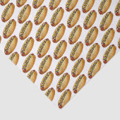 Detroit Michigan MI Coney Island Hot Dog Hotdog Seidenpapier (Ausschnitt)