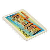 Detroit Michigan MI Old Vintage Travel Souvenir Magnet (Rechte Seite)