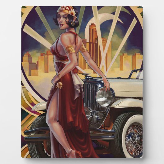 Detroit, Michigan | Motor City Fotoplatte (Vorderseite)