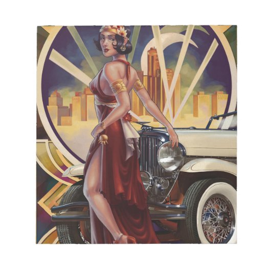 Detroit, Michigan | Motor City Notizblock (Vorderseite)