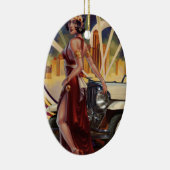 Detroit, Michigan| Motorstadt Keramikornament (Rechts)