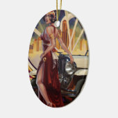 Detroit, Michigan| Motorstadt Keramikornament (Links)