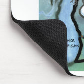 Detroit Michigan Mousepad (Ecke)