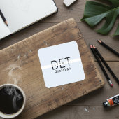 Detroit Michigan Personalisiert Sticker