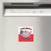 Detroit Michigan Polish Magnet (In Situ (Geschirrspüler))