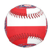 Detroit Michigan Polnischer Adler Baseball (Vorderseite)