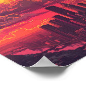 Detroit Michigan Poster (Ecke)